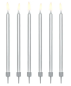 Preview: Geburtstagskerzen SILBER von PartyDeco